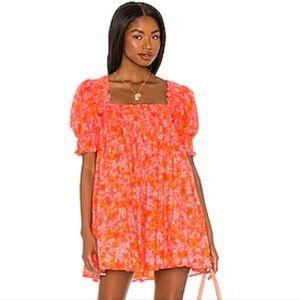 Lovers and Friends Reston Mitzy Ditsy Mini Dress, XXS